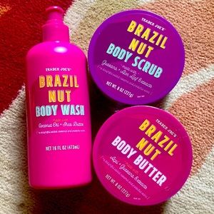 Trader Joe’s Brazil Nut body scrub, wash and butter bundle